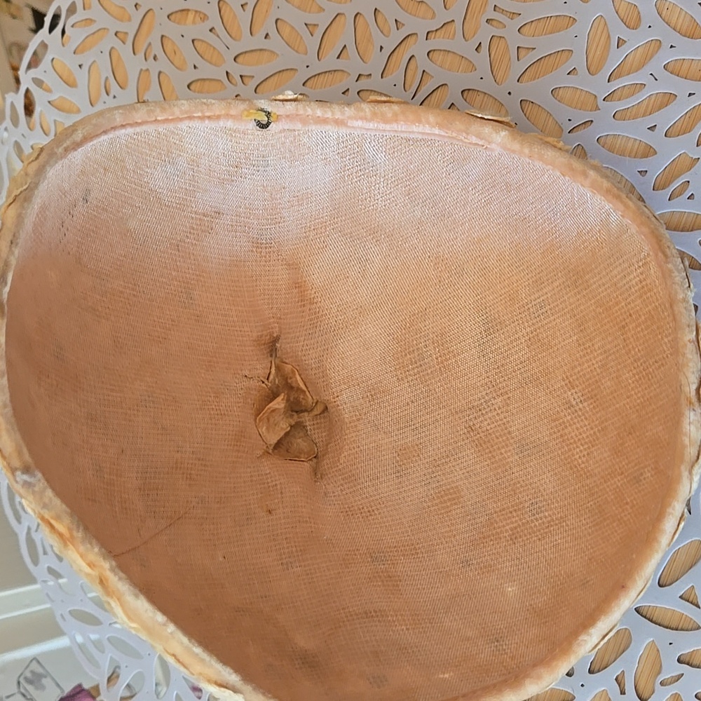 Vintage Cream Patchwork Beanie - image 7